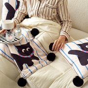 美拉德 抱枕被子两用午睡毯子二合一车用枕头夏凉空调被四季通用