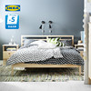 IKEA宜家TARVA塔瓦双人床单人床简易实木床架侘寂风床简约现代床