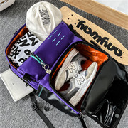 户外登山旅行双肩包大容量便携运动装备足球鞋健身包轻便(包轻便)男士背包