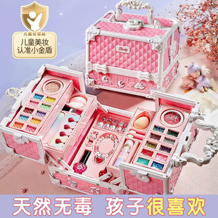 儿童化妆品套装女孩子彩妆盒，全套玩具女童公主专用指甲油女生