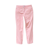 夏季薄款粉红色九分修身显瘦女纯棉弹力高腰，小脚裤外贸原单休闲裤