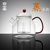容山堂耐热玻璃蒸茶器黑茶，普洱煮茶器全自动蒸汽电陶炉大容量茶具