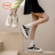 达芙妮旗下鞋柜女鞋德训鞋2024夏季小白鞋运动鞋阿甘鞋板鞋