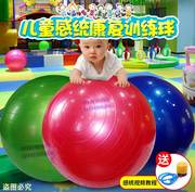 大号瑜伽球儿童感统大龙球幼儿园宝宝皮球弹力球拍拍大球充气玩具