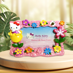 6寸卡通相框摆台儿童朋友送礼生日礼物三丽鸥花朵相框Hello Kitty