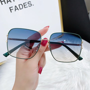 炫彩太阳眼镜女时尚网红同款方框太阳镜防紫外线，驾驶墨镜8856
