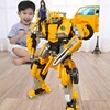 超大手办变形玩具儿童大黄蜂，擎天汽车合体机器人模型金刚男孩正版