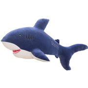 毛绒玩具公仔三色鲨鱼羽绒棉海洋公仔鱼软体海豚