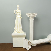 创意希腊雅典娜女神雕塑雕像树脂天使摆件装饰品工艺品桌面小摆设