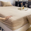 日式纯色水洗棉床笠床罩单件，全包床单四季席梦思床垫保护套1.5米