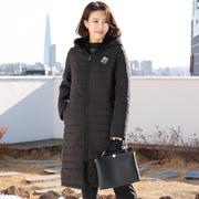 韩国冬季妈妈装棉衣，外套加绒宽松大码气质，中年女装连帽厚oua6092