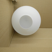 玻璃灯罩奶白圆球吊灯台灯，吸顶灯灯具配件外壳，圆球灯罩灯具配件