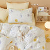晚安宝宝a类纯棉双层纱被套单件婴儿，儿童床笠床单1.2m床罩套