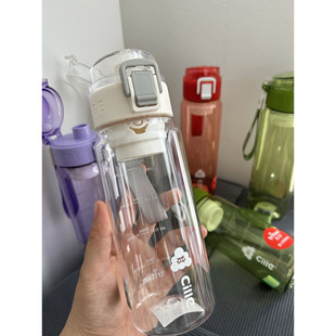 tritan婴儿奶瓶材质学生，大容量水杯健身便携水壶，手提旅行直饮杯