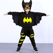 万圣节儿童表演服装蝙蝠侠衣服面罩面具，披j风，cos套装周边六一童装