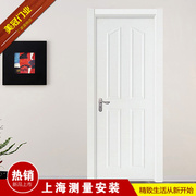 白色木门室内套装门实木复合烤漆房门卧室门，木门室内门套装门