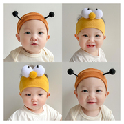 婴儿发带纯棉春秋护囟门帽，男女宝宝帽子，婴幼儿可爱韩版潮头饰发饰
