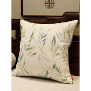 新中式沙发抱枕棉麻抱枕靠垫客厅床头靠枕靠背垫含芯抱枕套定制