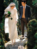 法式长袖蕾丝复古轻婚纱新娘小个子旅拍中式写真园林风白色礼服
