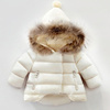 儿童冬装外套卫衣，儿男女宝宝中小童羽绒服，适合0-1-2-3-5岁保暖