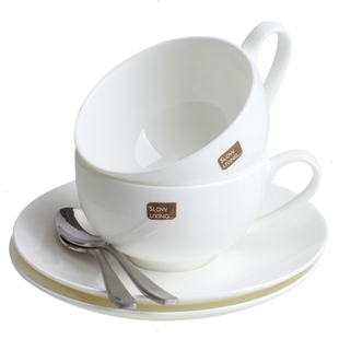 泰摩骨瓷咖啡杯碟套装陶瓷简约咖啡，器具欧式下午茶杯子配咖啡勺