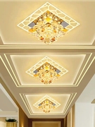 简约水晶灯创意走廊客厅周围装饰花灯玄关阳台射灯嵌入式明装筒灯
