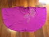 紫玫红色蝙蝠袖八分袖T恤 舒适时尚飘逸百搭 女款 白菜 不退不换