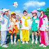 六一小学生运动会服装糖果色儿童啦啦队演出服幼儿园舞蹈班服套装