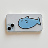 可爱一只小鱼适用于苹果13/14/15proMax手机软壳iPhone11/12MINI