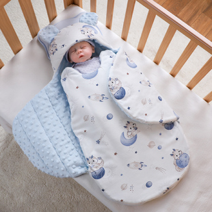 初生婴儿纯棉包被新生宝宝春秋冬季加厚睡袋产房抱被夏款包单薄