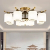 新中式吸顶灯客厅全铜中国风吊灯禅意，现代简约大气灯具餐厅卧