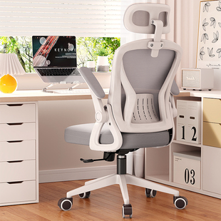 电脑椅舒适久坐办公椅家用学生，学习椅可升降人体工学书桌椅子靠背