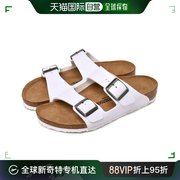 日本直邮BIRKENSTOCK博肯一字拖凉鞋儿童学生皮革时尚沙滩鞋