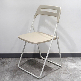 折叠椅子凳子靠背塑料便携简约宿舍创意电脑办公家用户外成人餐椅
