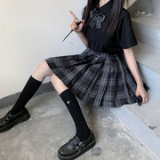 夏季短袖jk制服暗黑色系霸气全套装小学生女孩子儿童10大童11岁12