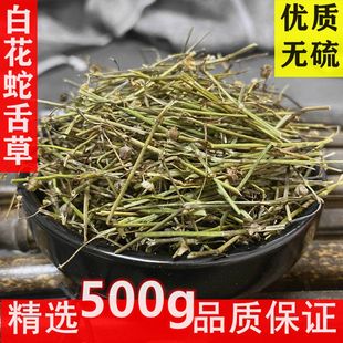 野生白花蛇舌草百花蛇舌草舌蛇草当季新货干中药材500g另售半枝莲