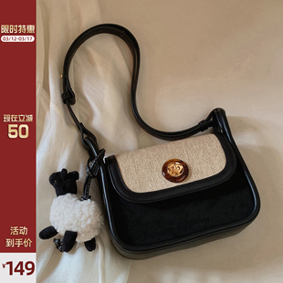 南风chio2nd赫本映像小方包包，女2024通勤法式小众单肩斜挎包