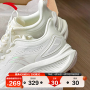 安踏飞云女鞋运动鞋厚底2024夏季网面跳绳体测减震女子跑步鞋