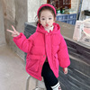 韩国儿女童冬装糖果色羽绒服保暖不透风外套童装大衣化纤Q31-6