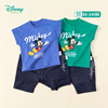 迪士尼童装男童衣服潮，帅气米奇儿童，短袖套装夏季两件套运动潮