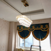 水晶灯吊灯简约现代创意，个性吧台长方形客厅灯，大气餐厅灯led灯具