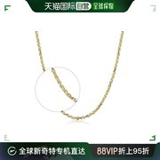 香港直邮同购 周大福 周大福 女士 18K/750黃-白兩色黃金頸鏈