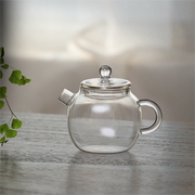 耐热小号玻璃茶壶一体过滤花茶壶家用单人养生泡茶壶耐热透明小壶