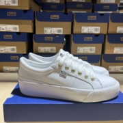 Keds2022小白鞋牛皮春夏平底鞋时尚休闲女鞋wh64960