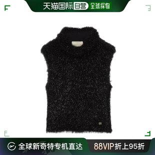 99新未使用香港直邮潮奢 Gucci 古驰 女士方形 G 细节针织衫