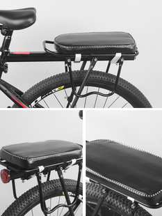 自行车后座垫载人山地车后坐垫儿童座椅软电动电瓶车座板通用配件