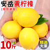 四川安岳黄柠檬(黄柠檬)10斤当季新鲜水果皮薄，香水鲜甜柠檬青整箱