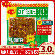 川南红油豇豆120g酸辣豆角下饭菜麻辣缸豆农家自制酱腌菜
