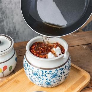 厨房用品陶瓷调味罐调料，盒大号辣椒，油罐猪油罐油壶家用盐罐调味盒