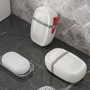 旅行香皂盒创意带盖密封沥水便携小型肥皂盒，出差旅游皂盒2023